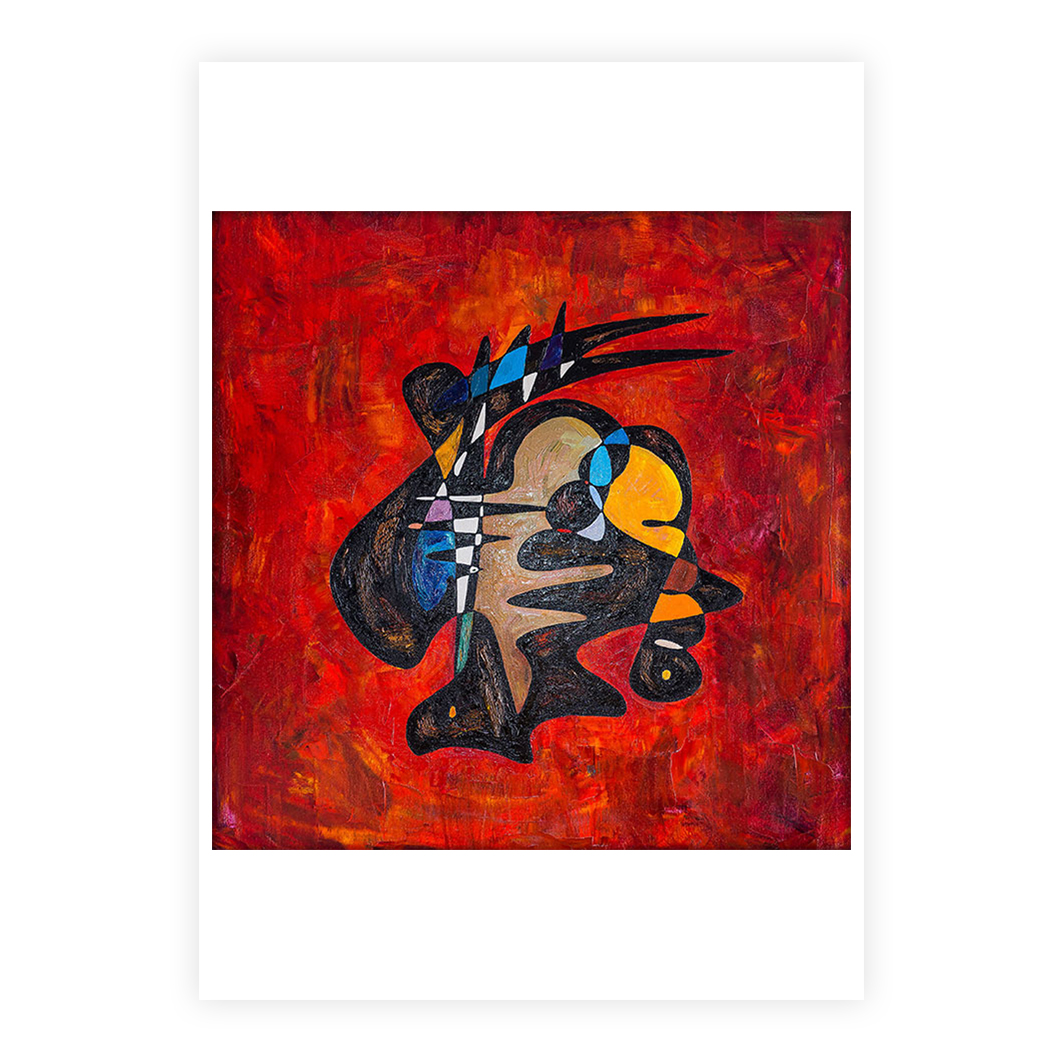 Female Samurai Warrior Art Print Oe Gheorghe Virtosu