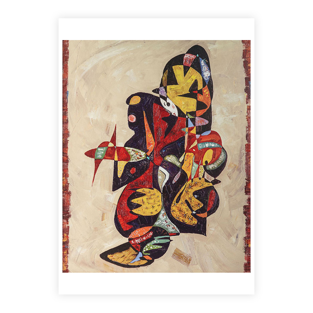 Geisha Art Print Oe Gheorghe Virtosu