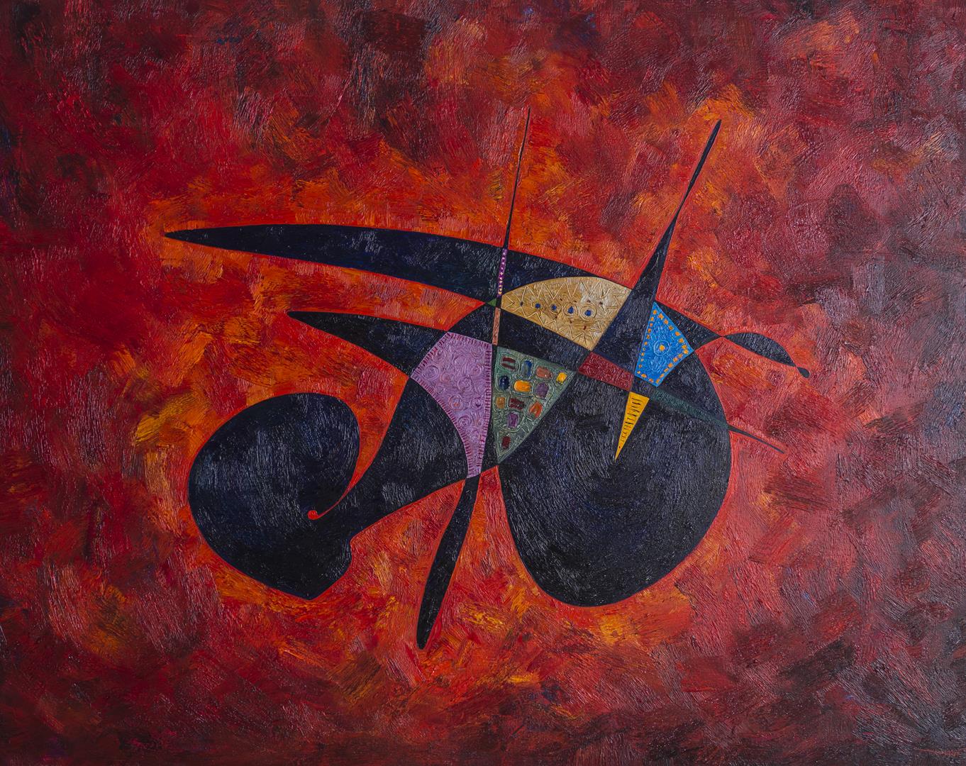 Fatimah Bint Muhammad famous abstract modern paintings