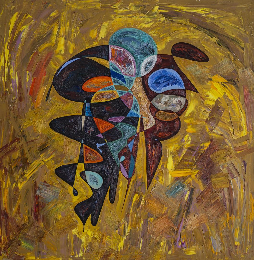 Blairism oil painting by Gheorghe Virtosu