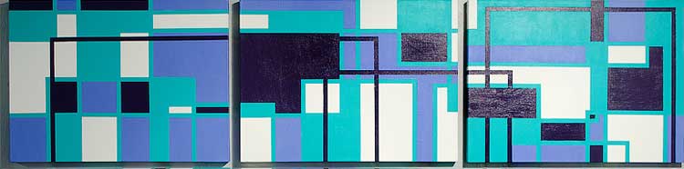 Geometric abstract images define abstract