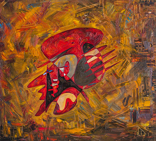 Albert Einstein Painting