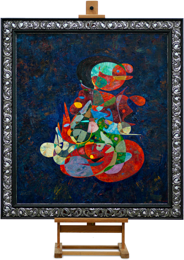 Abandoned painting abstract art