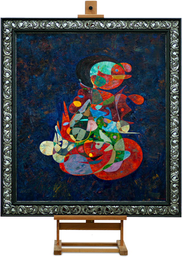 Abstract art oil painting 