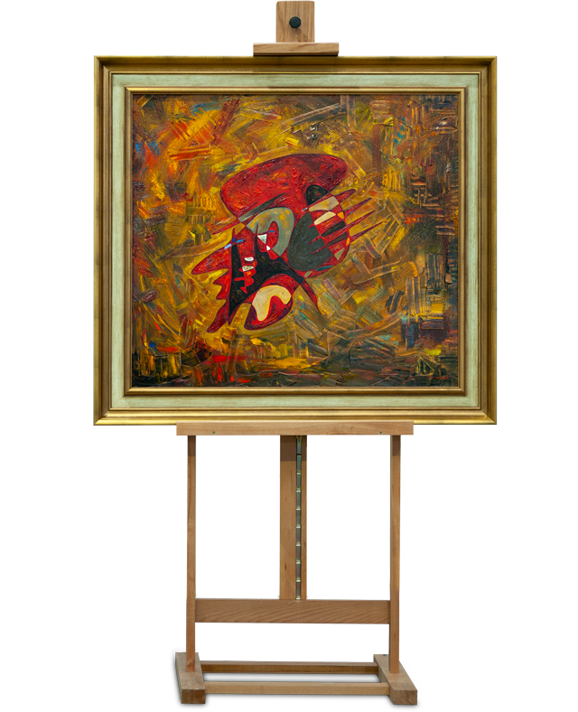 Abstract art oil painting 