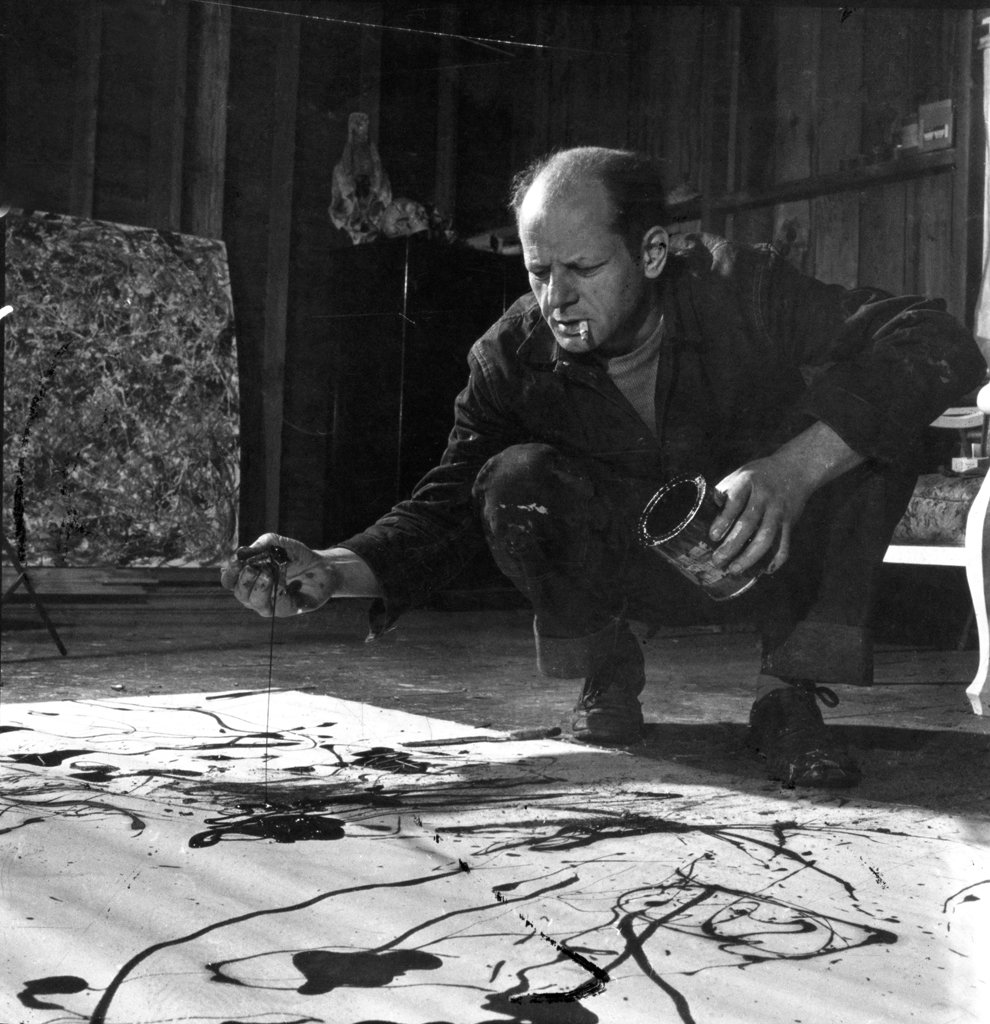 Jackson Pollock modern abstract wall art