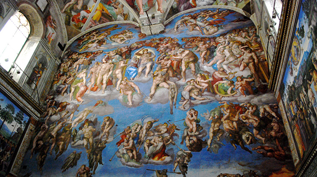 Michelangelo, The Last Judgment, Sistine Chapel, Vatican City, 1536-1541