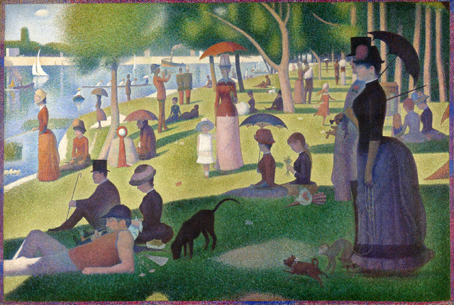 painter Georges Seurat la Grande Jatte