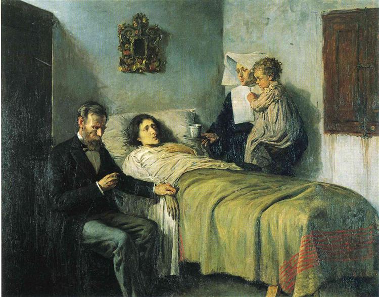 Science and Charity, 1897 by Pablo Picasso