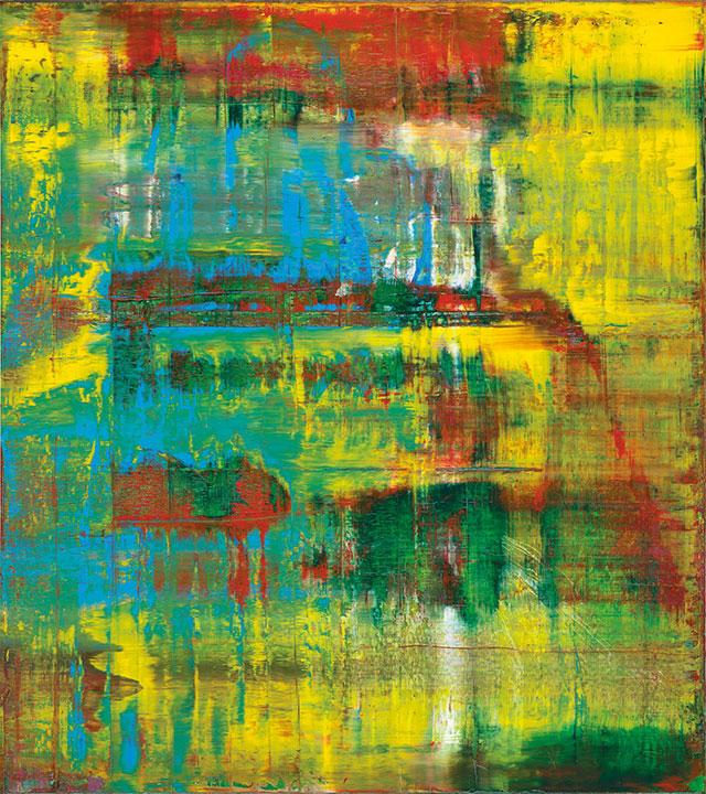 Gerhard Richter abstract history