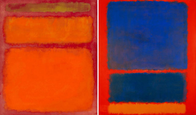 Mark Rothko famous abstract artist Colour field painting 
