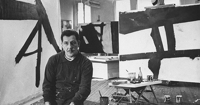 Franz Kline  abstract artist 