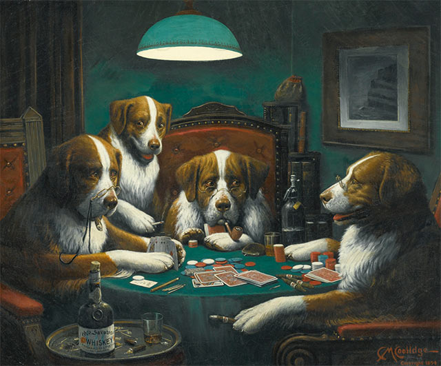 Cassius Marcellus Coolidge Poker