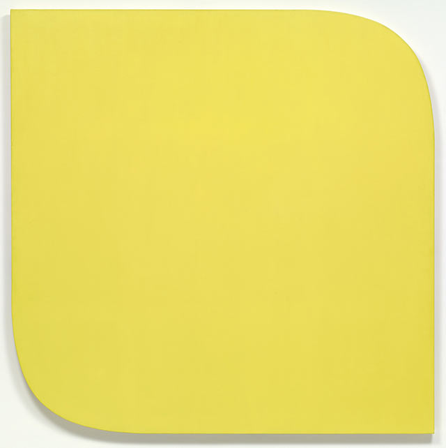Ellsworth Kelly -Yellow Piece, 1966, Synthetic polymer paint on canvas 