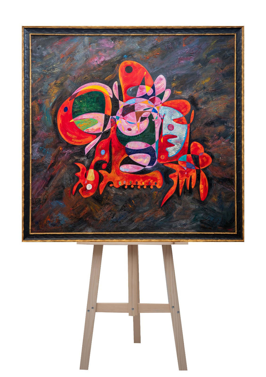 Abstract art oil painting