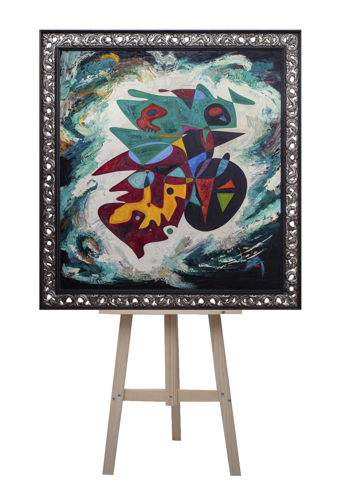 Abstract art oil painting 