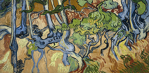 Tree Roots, July 1890 Vincent Van Gogh Virtosu Art Gallery