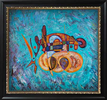 Da Vinci abstract art paintings