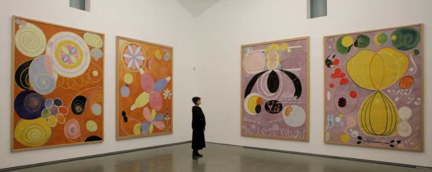 hilma af klint famous geometric painting