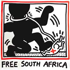 Free South Africa- Keith Haring