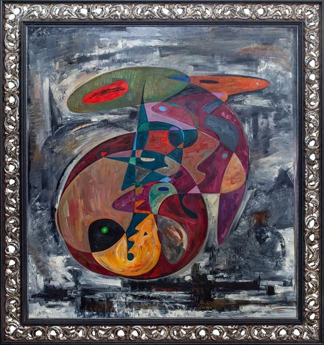 Abstract art oil painting 