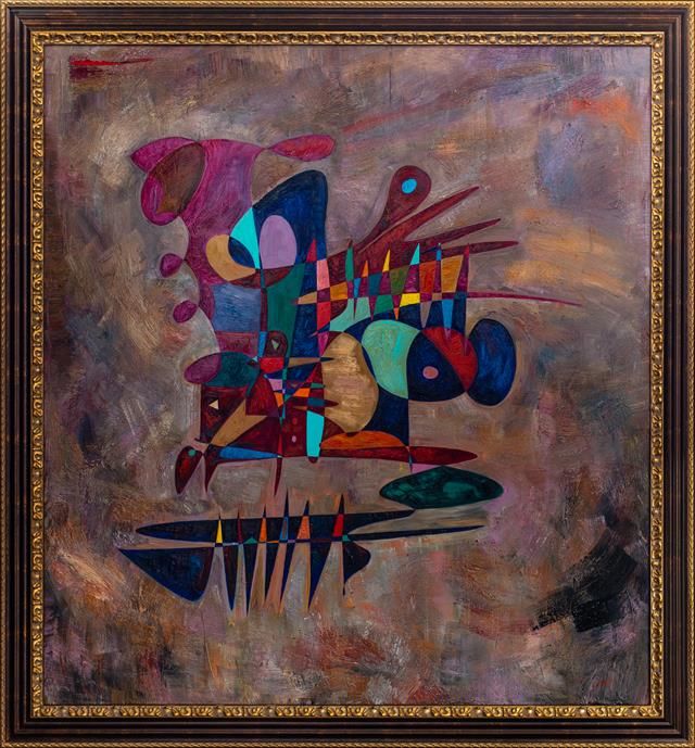 Abstract art oil painting 