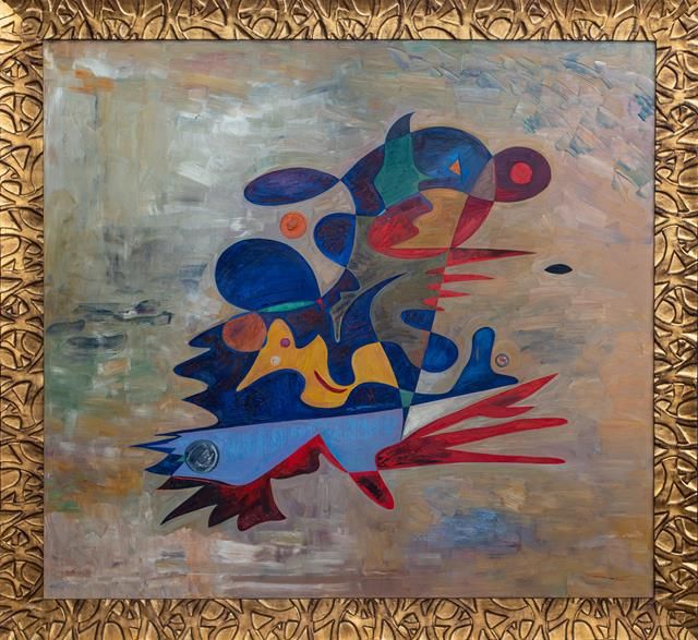 Abstract art oil painting 