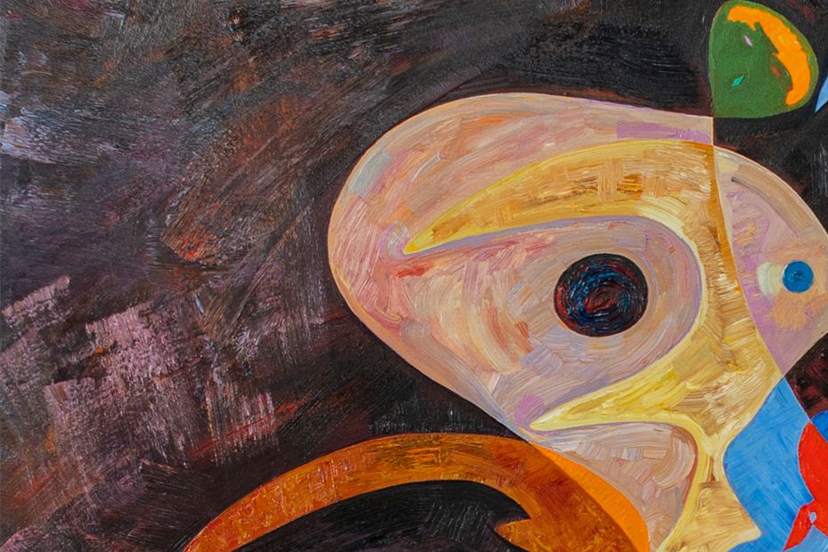 Adolf Hitler (2015) detail abstract art