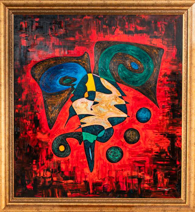 Abstract art oil painting 