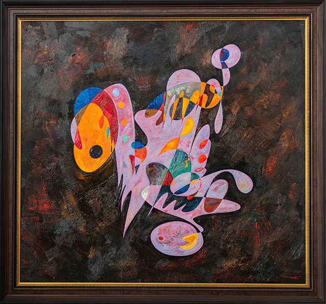 Abstract art oil painting 