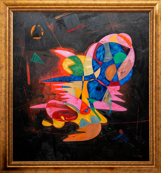 Abstract art oil painting 