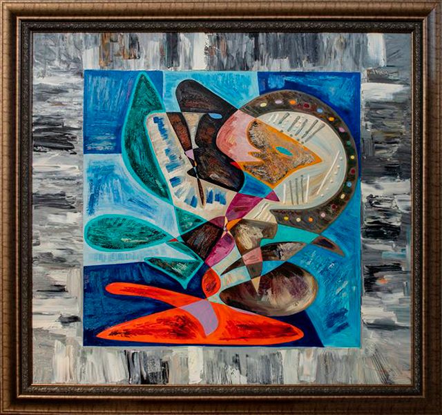 Abstract art oil painting 