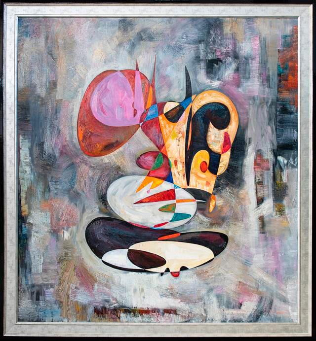 Abstract art oil painting 