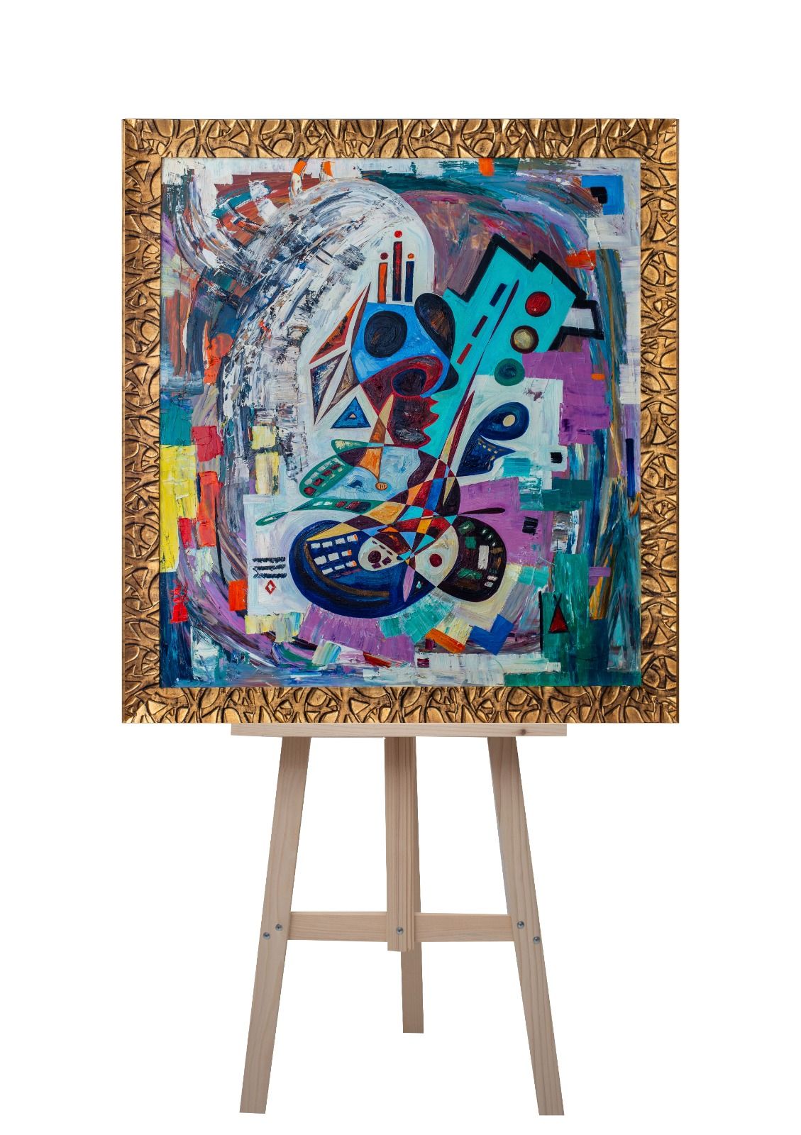 Abandoned painting abstract art