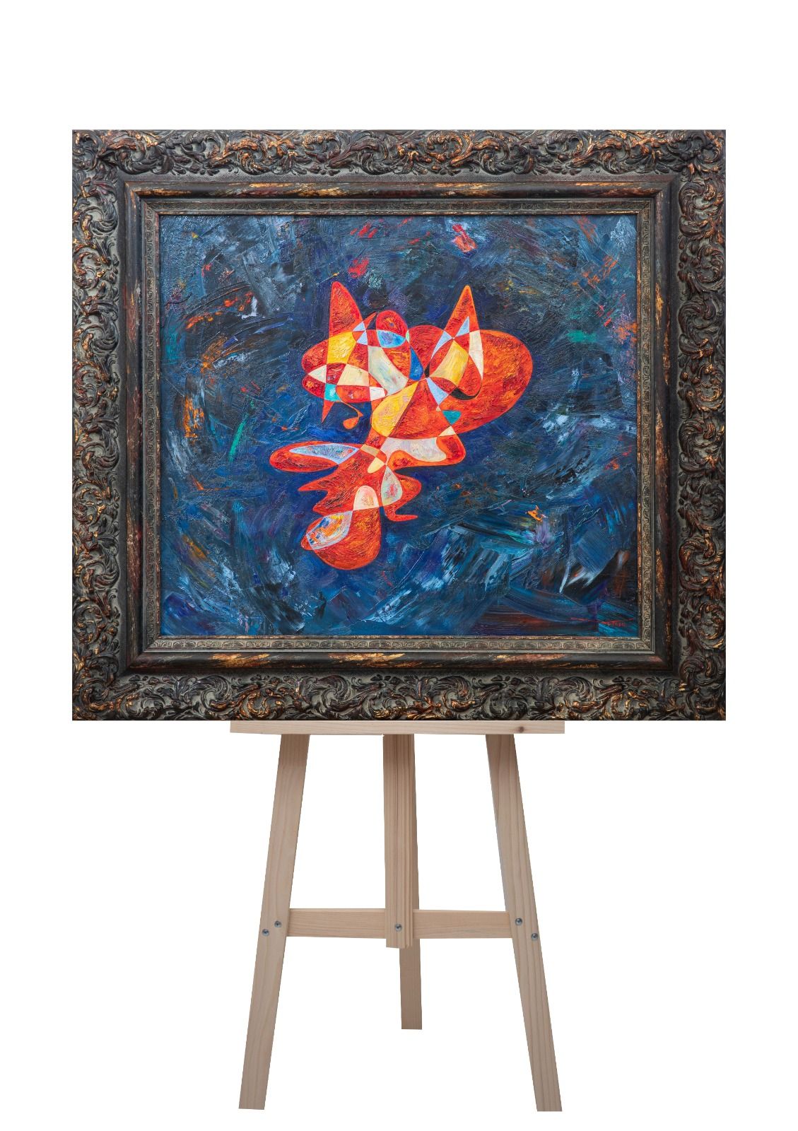 Abstract art oil painting 