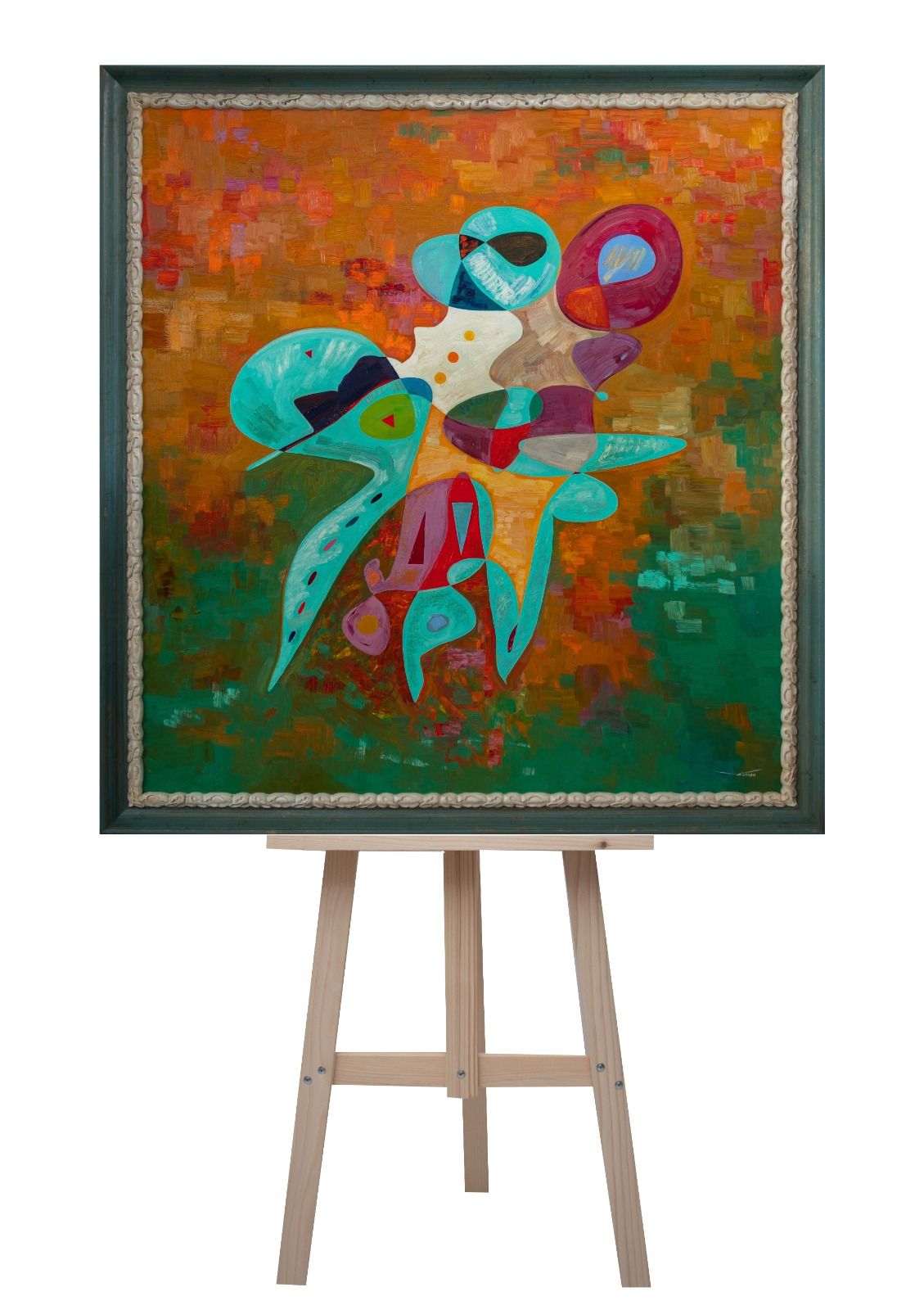 Abstract art oil painting 