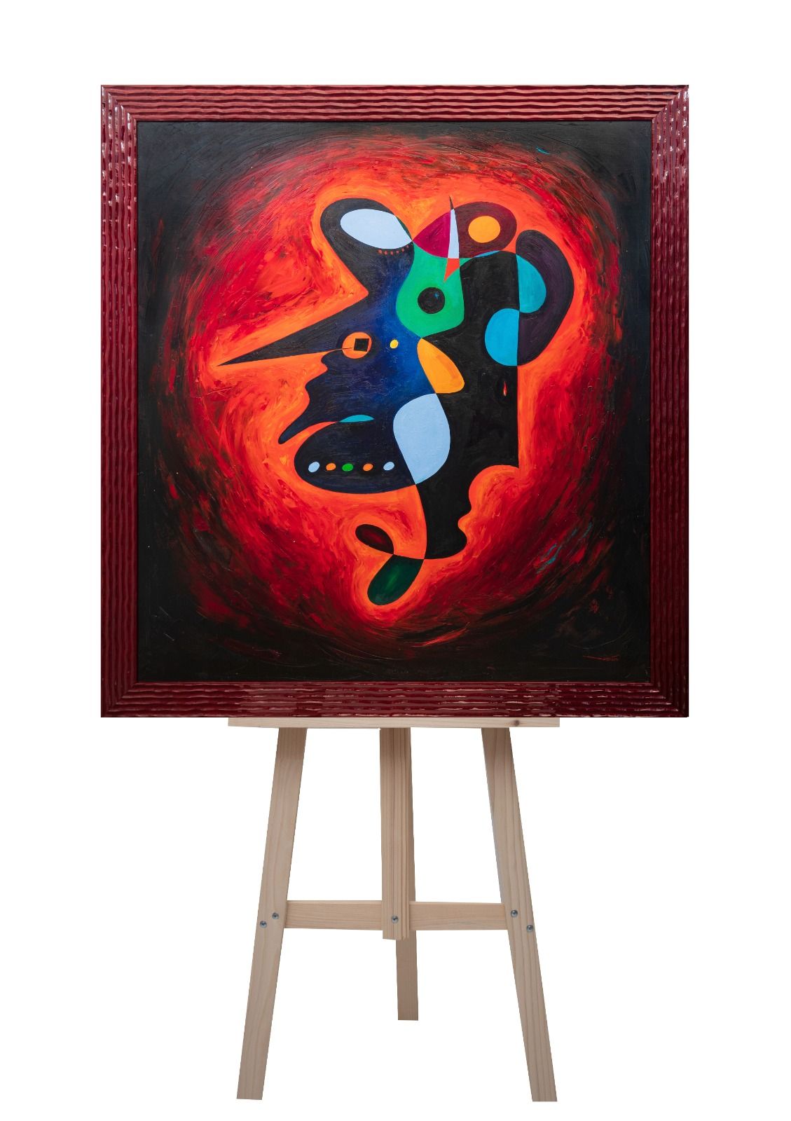 Abstract art oil painting 