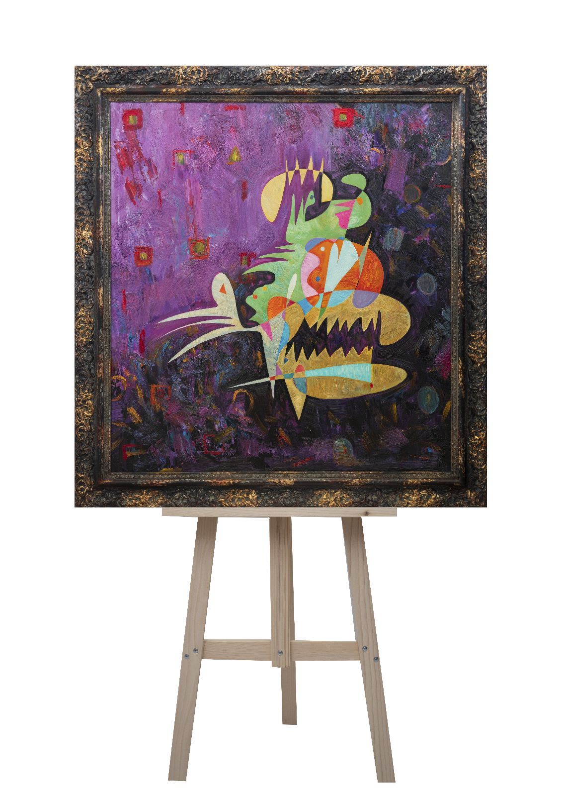 Abstract art oil painting 