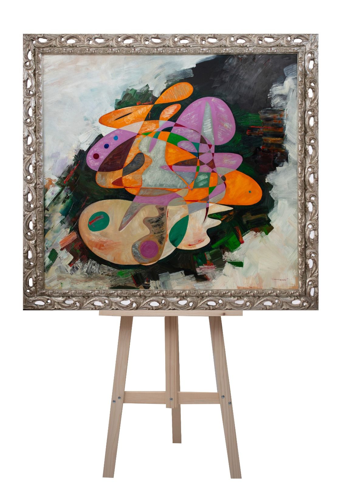 Abstract art oil painting 