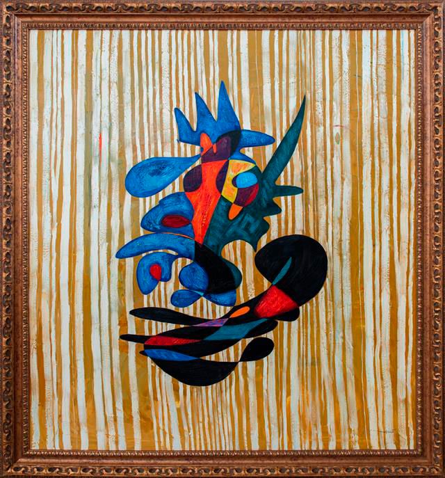 Abstract art oil painting 