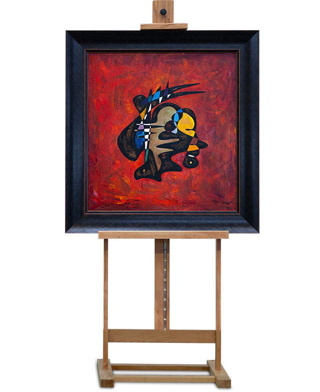 Abandoned painting abstract art