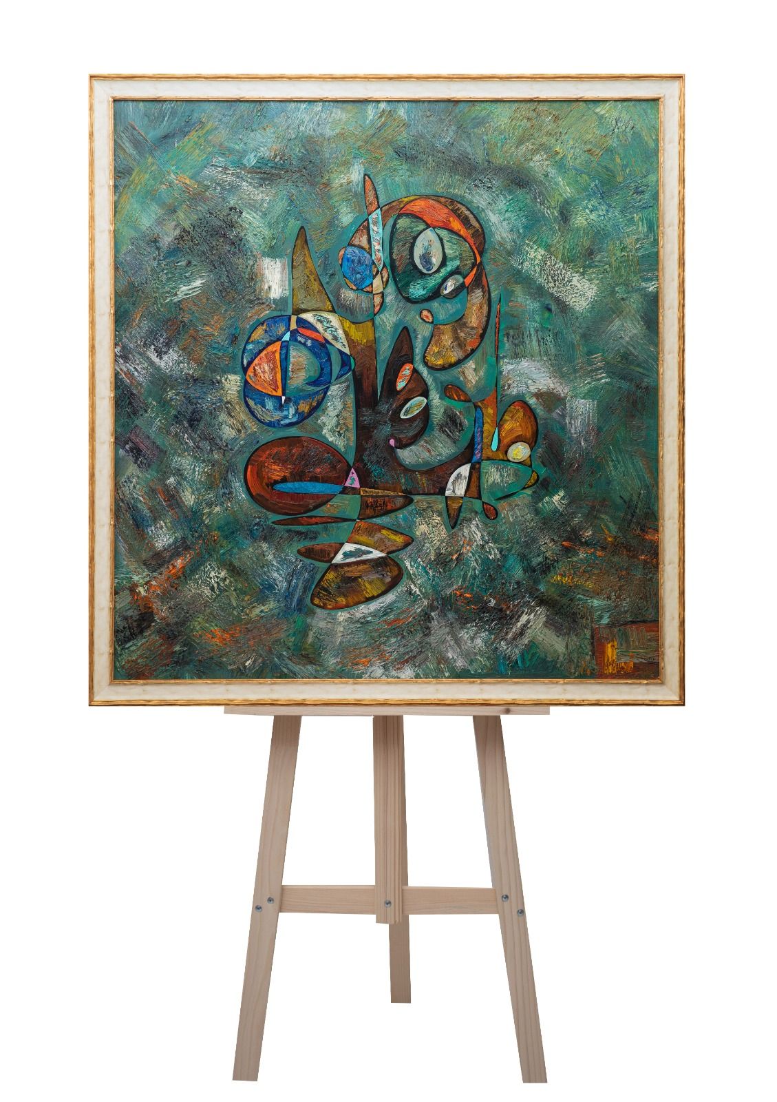 Abstract art oil painting 