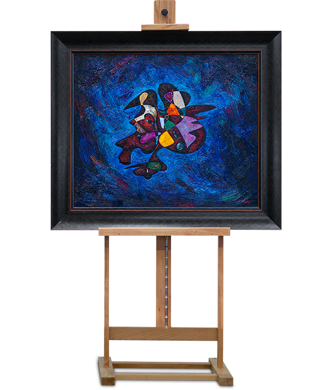 Abandoned painting abstract art