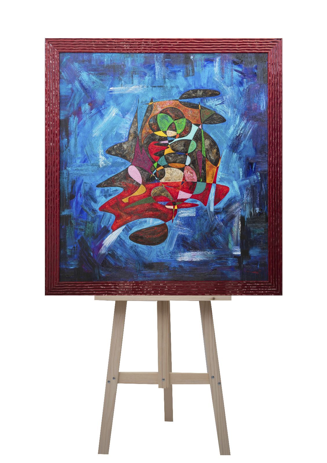 Abstract art oil painting