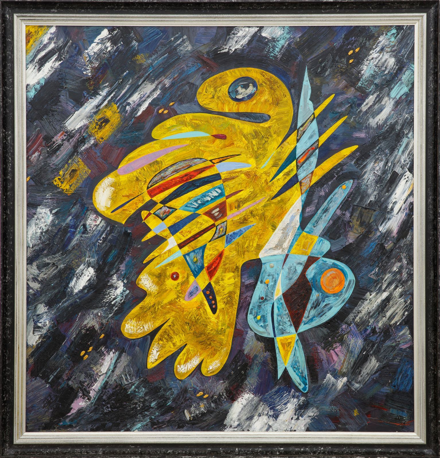 Abstract art oil painting 